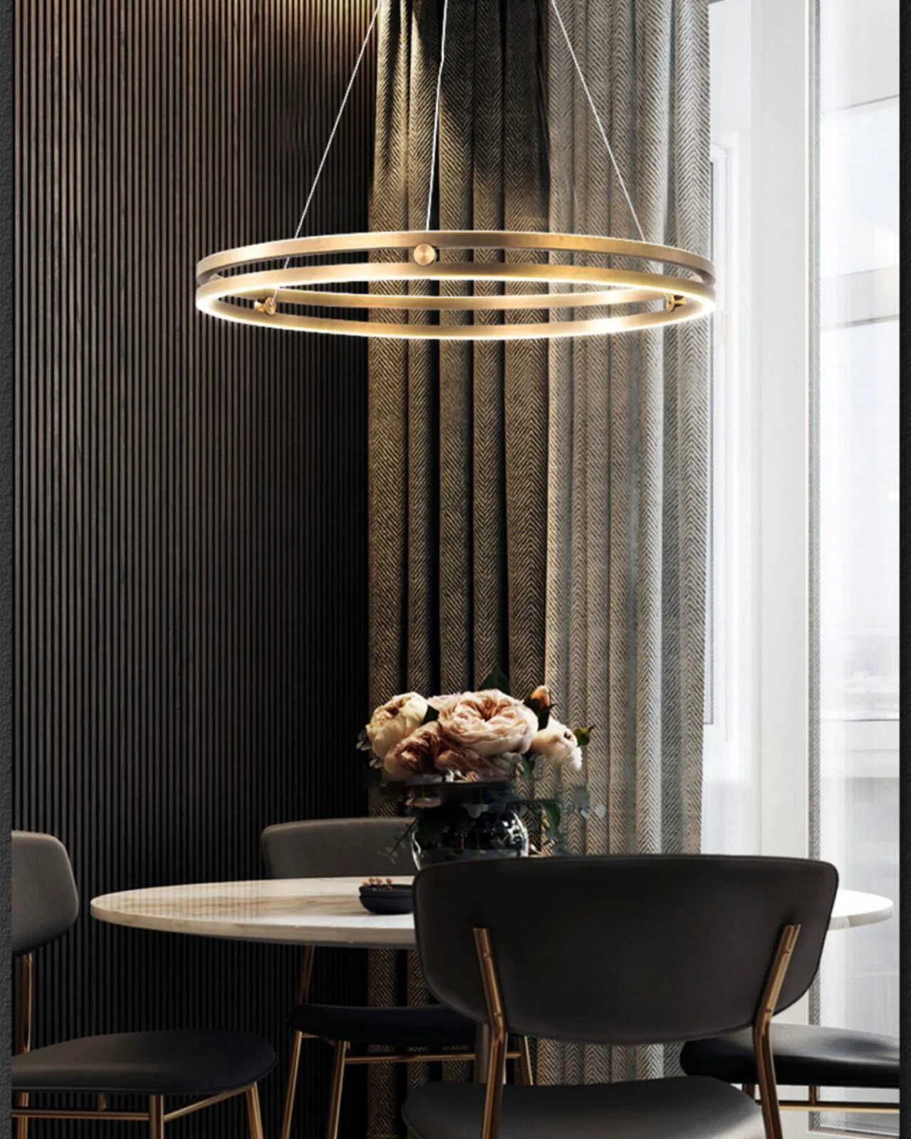 WOMO Circular Led Chandelier-WM2888 - Image 2