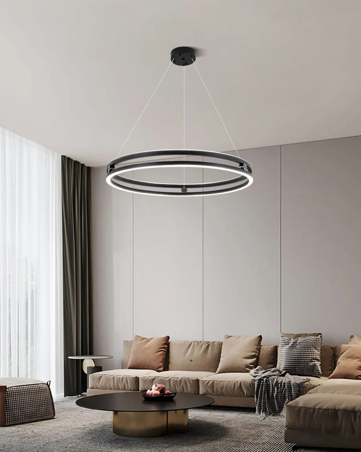 WOMO Circular Led Chandelier-WM2888 - Image 6