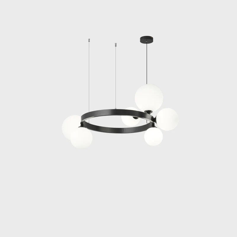 WOMO Circular Frosted Bubble Chandelier-WM2494 - Image 11