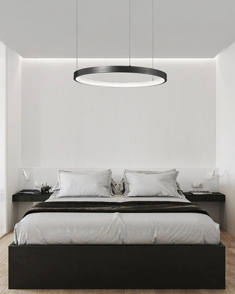 WOMO Circular Led Brass Chandelier-WM2357 - Image 5