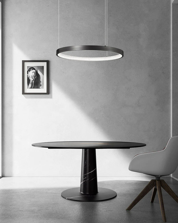 WOMO Circular Led Brass Chandelier-WM2357 - Image 7