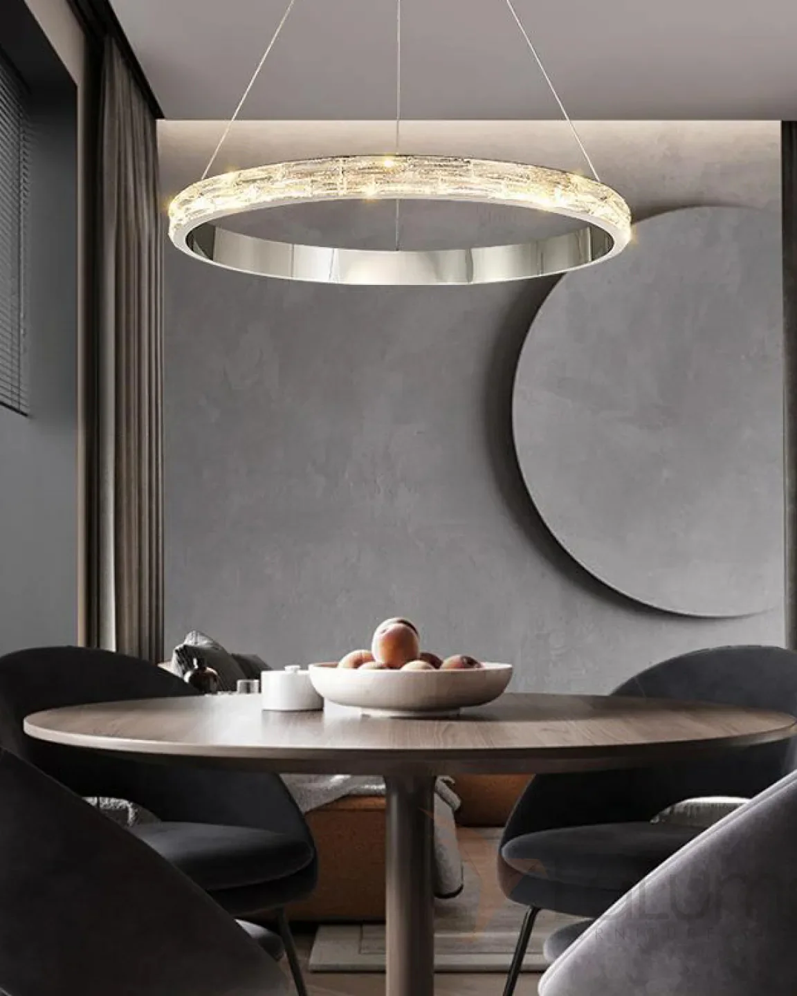 WOMO Circular Led Crystal Chandelier-WM2491a - Image 3