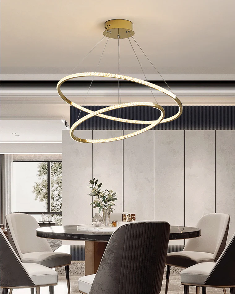 WOMO Circular Led Chandelier-WM2724 - Image 3