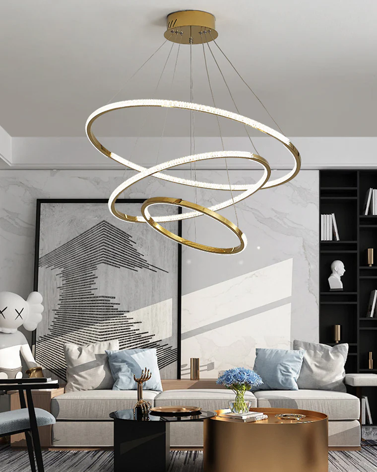 WOMO Circular Led Chandelier-WM2724 - Image 5