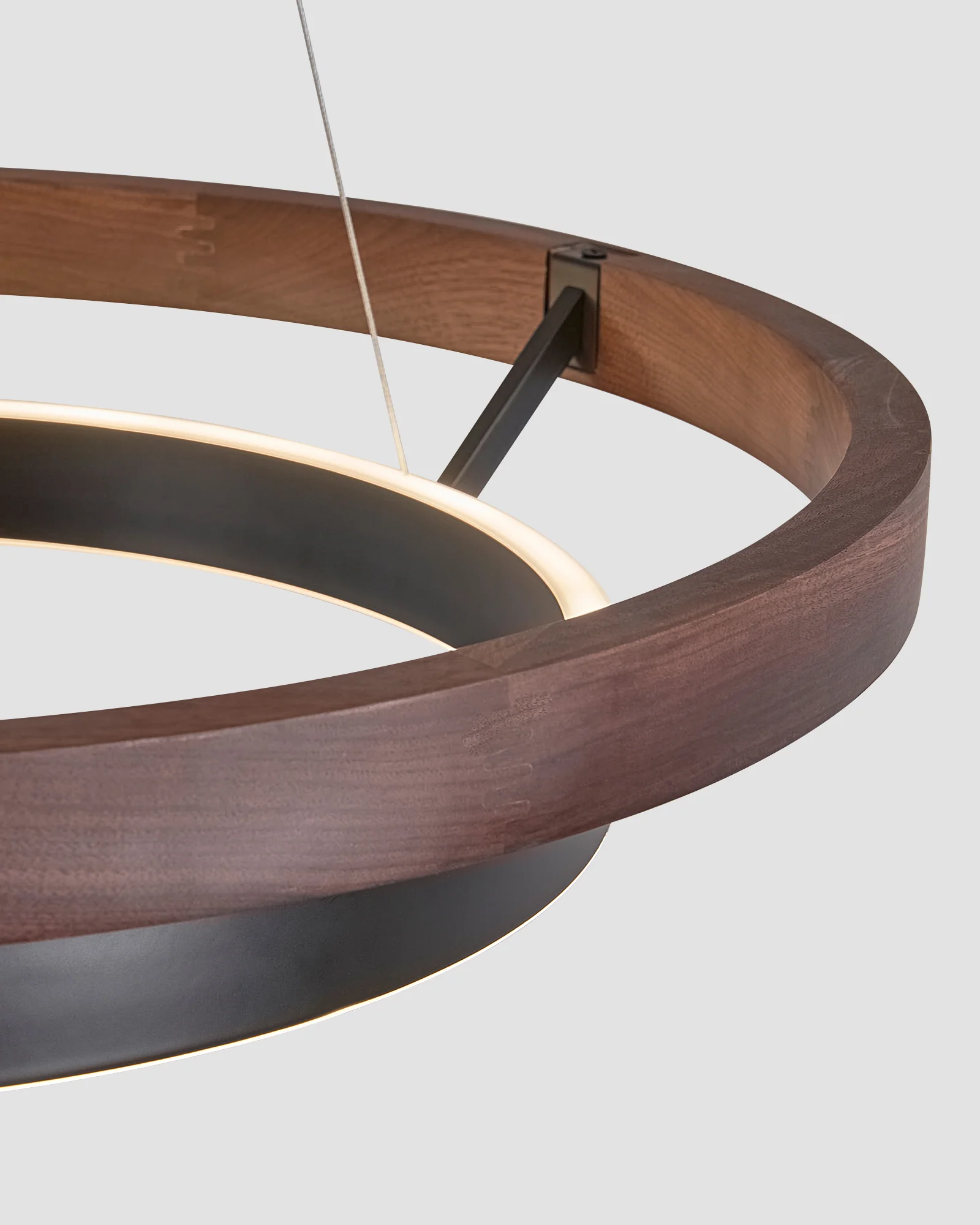 WOMO Circular Led Wood Chandelier-WM2492 - Image 23