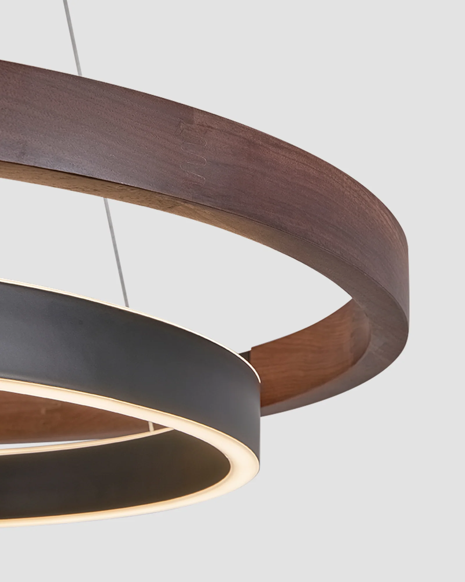 WOMO Circular Led Wood Chandelier-WM2492 - Image 24