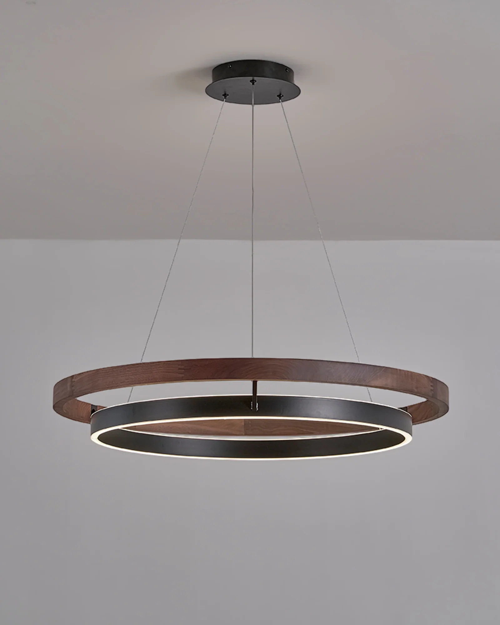 WOMO Circular Led Wood Chandelier-WM2492 - Image 25