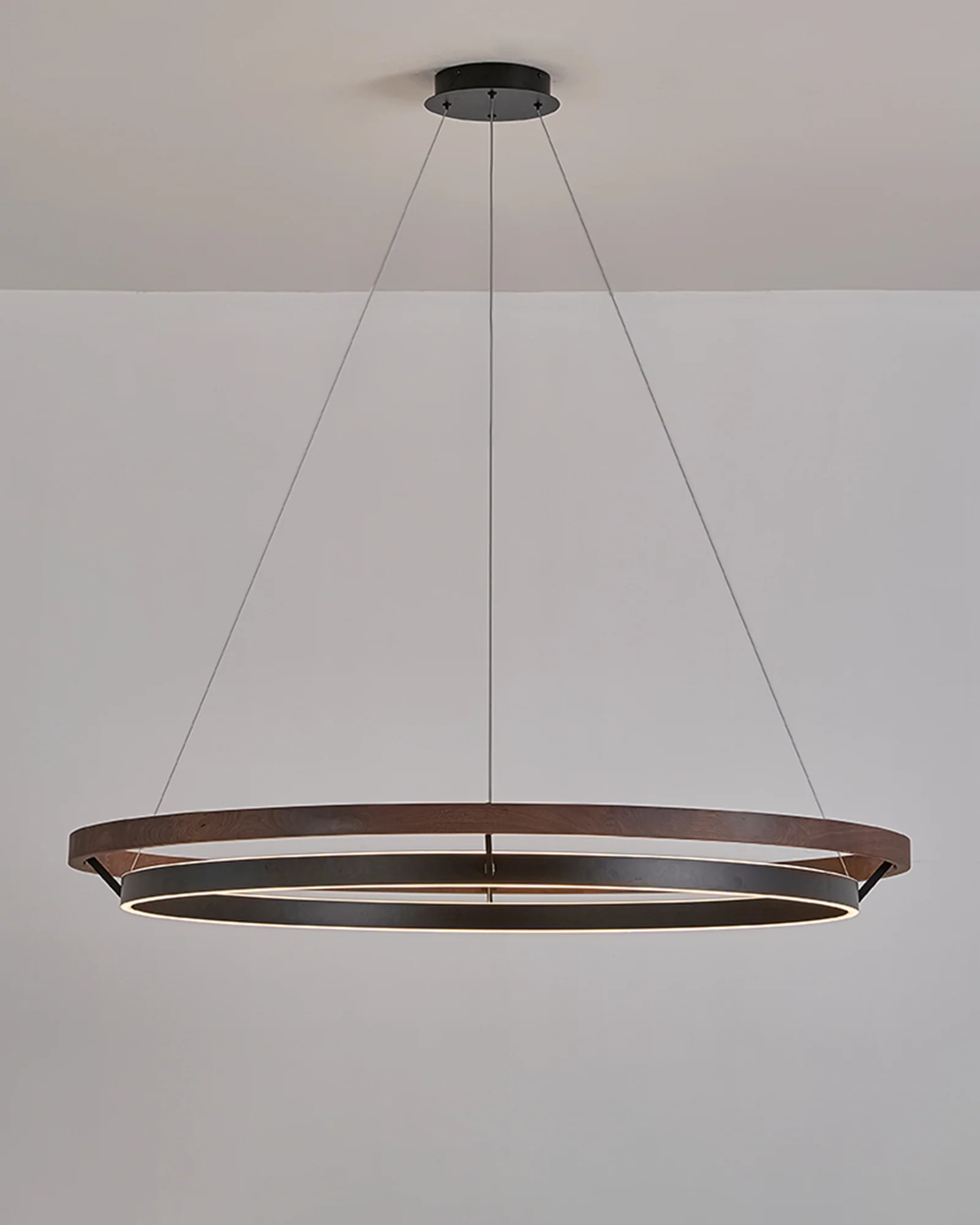 WOMO Circular Led Wood Chandelier-WM2492 - Image 27