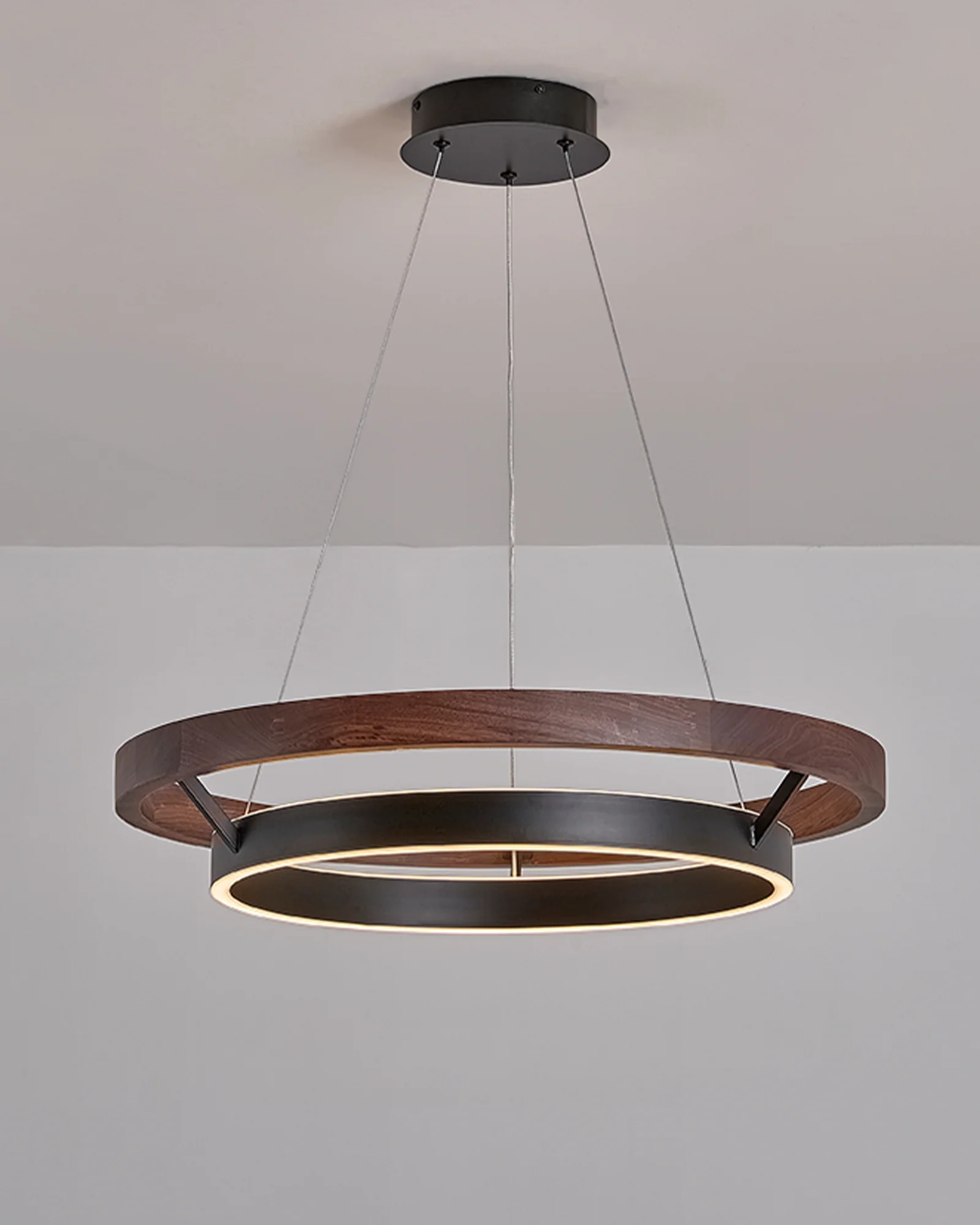 WOMO Circular Led Wood Chandelier-WM2492 - Image 28