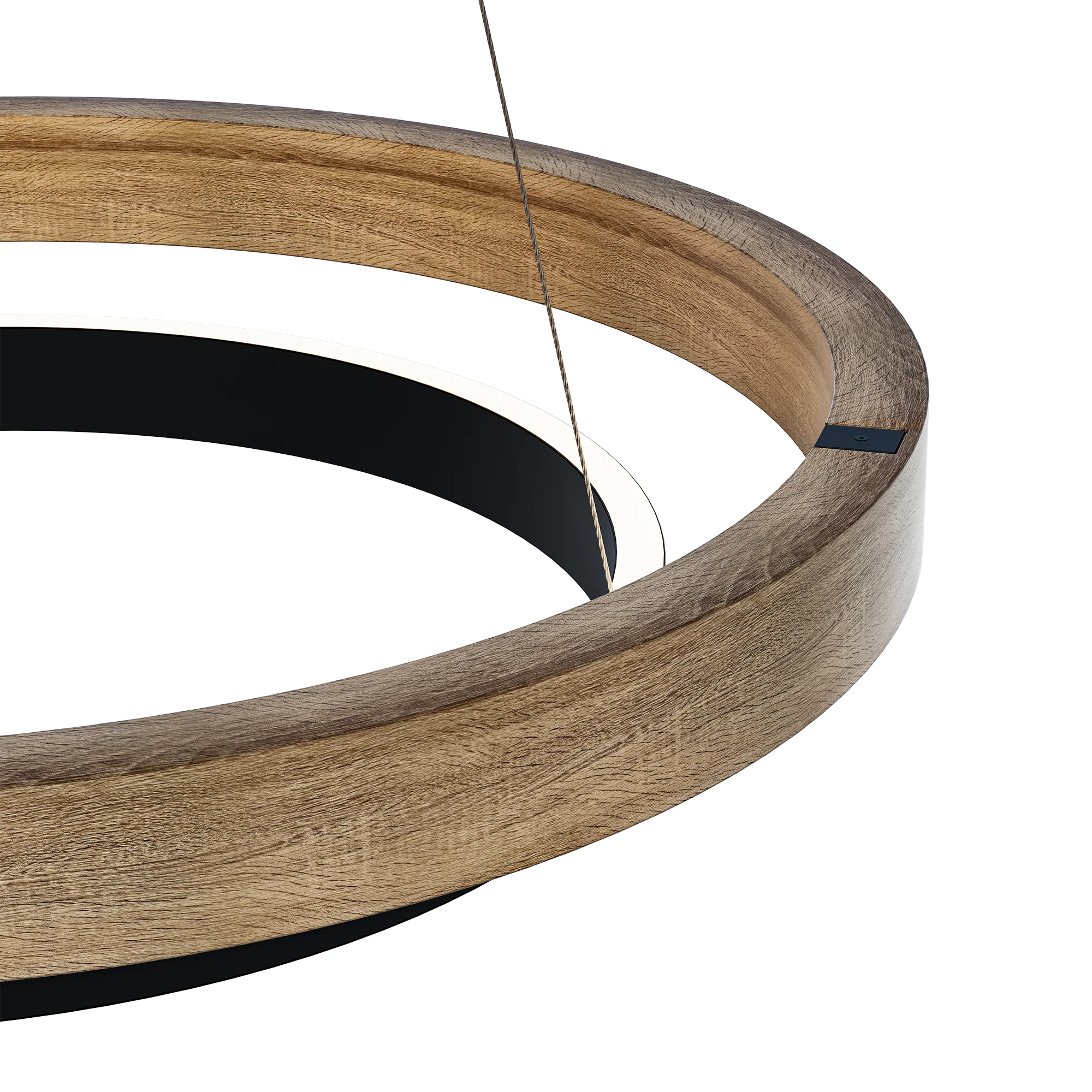 WOMO Circular Wood Led Chandelier-WM2492 - Image 23