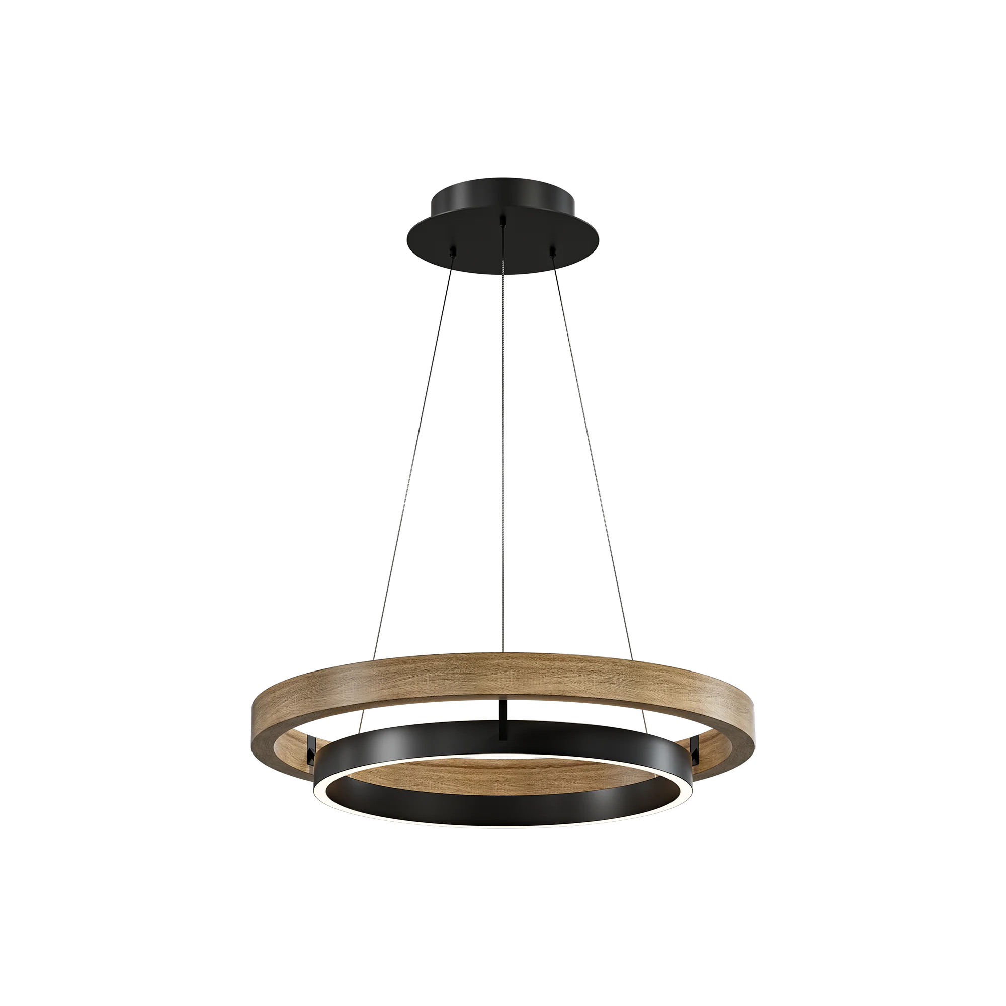 WOMO Circular Wood Led Chandelier-WM2492 - Image 24