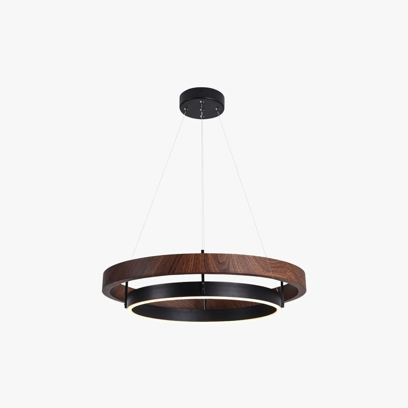 WOMO Circular Led Wood Chandelier-WM2492 - Image 10