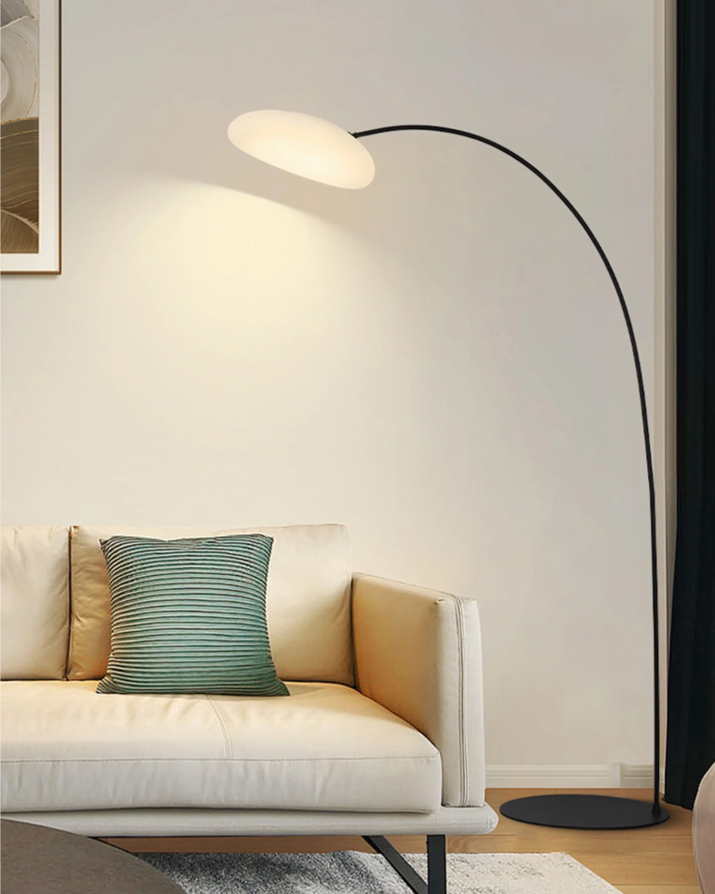 WOMO Cloud Arc Floor Lamp-WM7084 - Image 9