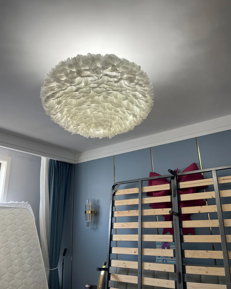 WOMO Feather Cloud Pendant Light-WM2217 - Image 11