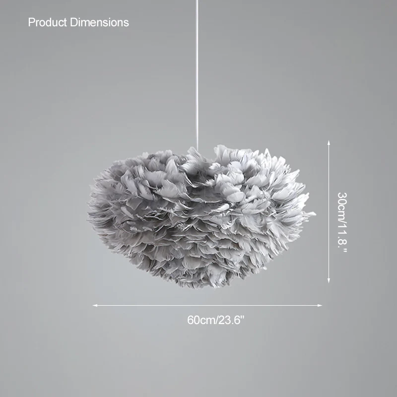 WOMO Feather Cloud Pendant Light-WM2217 - Image 58
