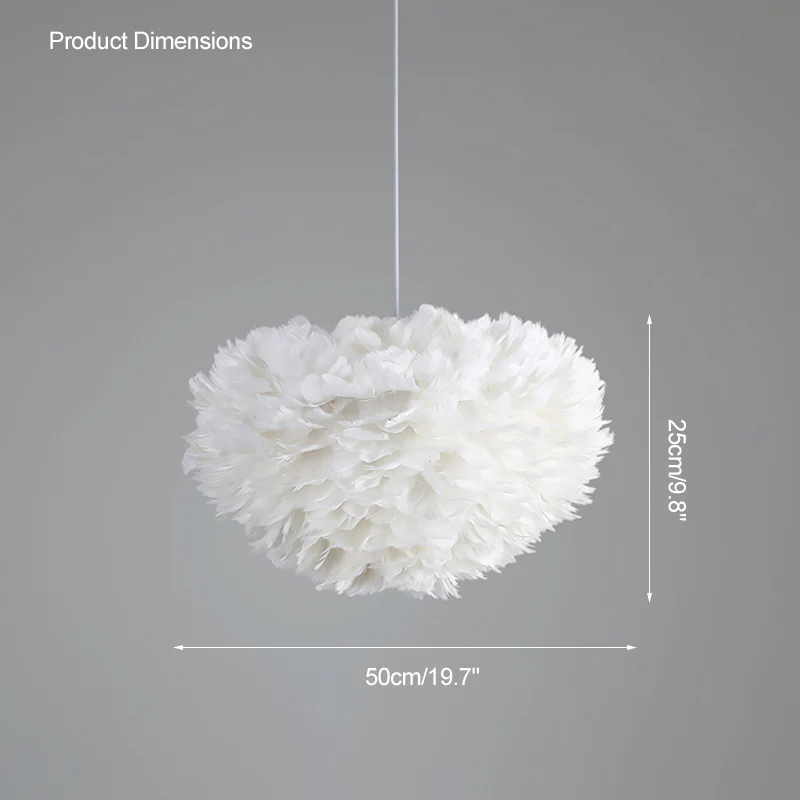 WOMO Feather Cloud Pendant Light-WM2217 - Image 80