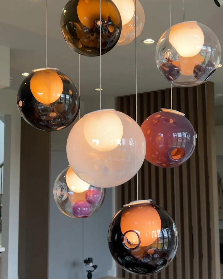 WOMO Cluster Globe Glass Pendant Light-WM3002 - Image 10