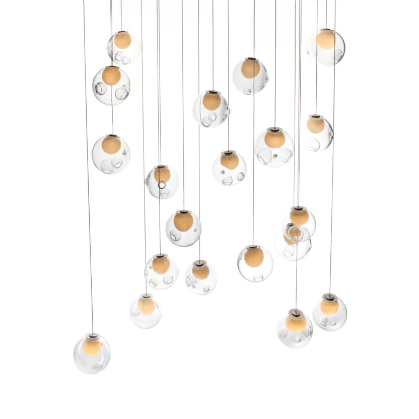 WOMO Cluster Globe Glass Pendant Light-WM3002 - Image 21