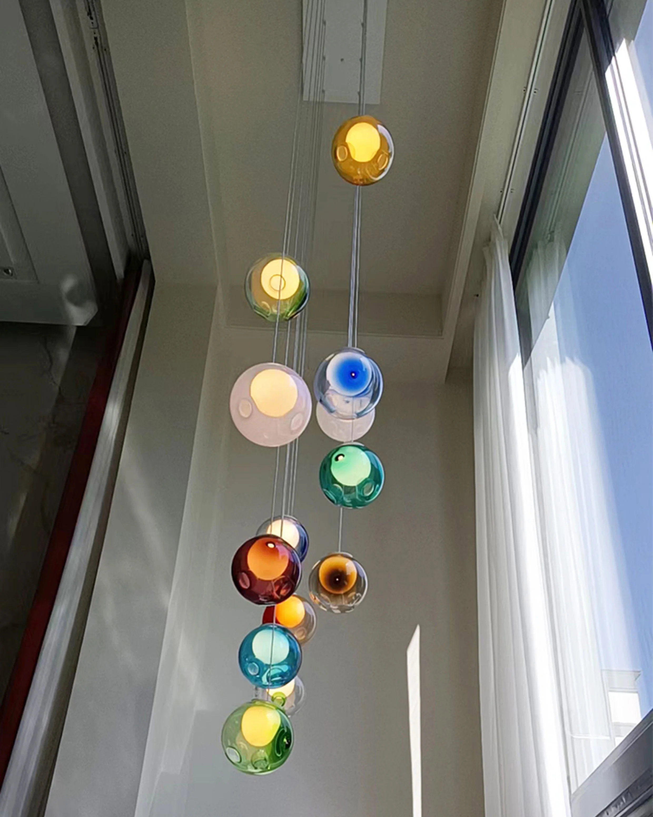 WOMO Cluster Globe Glass Pendant Light-WM3002 - Image 4