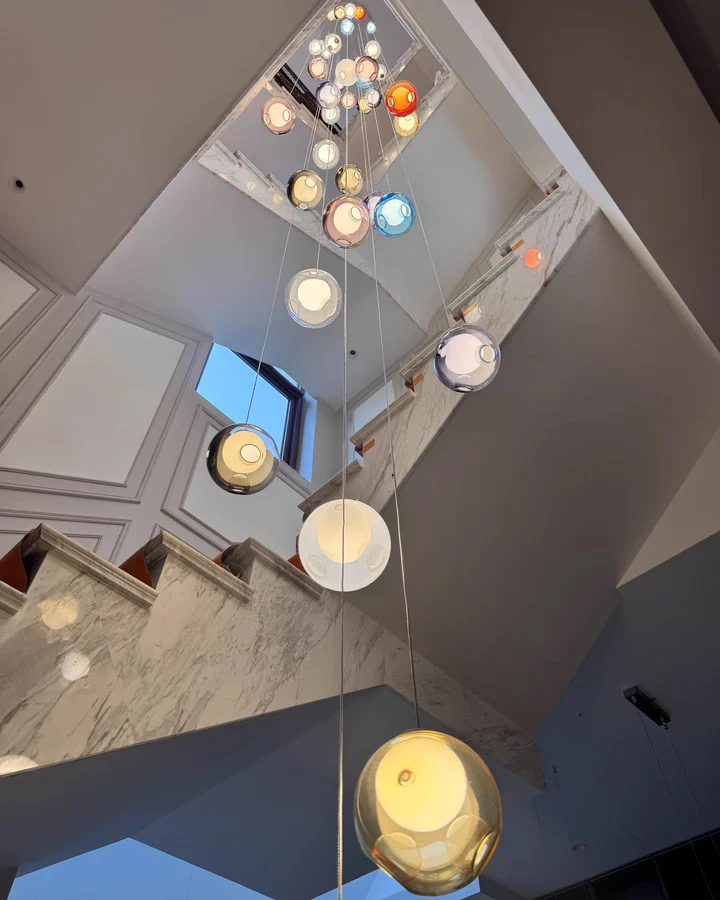WOMO Cluster Globe Glass Pendant Light-WM3002 - Image 7