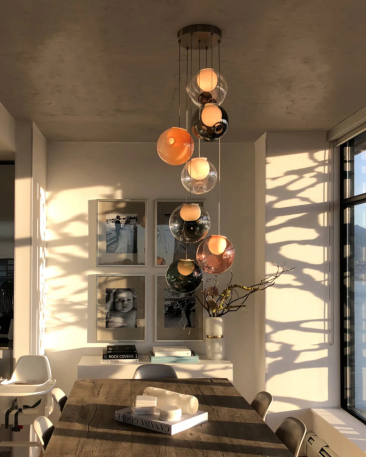 WOMO Cluster Globe Glass Pendant Light-WM3002 - Image 8