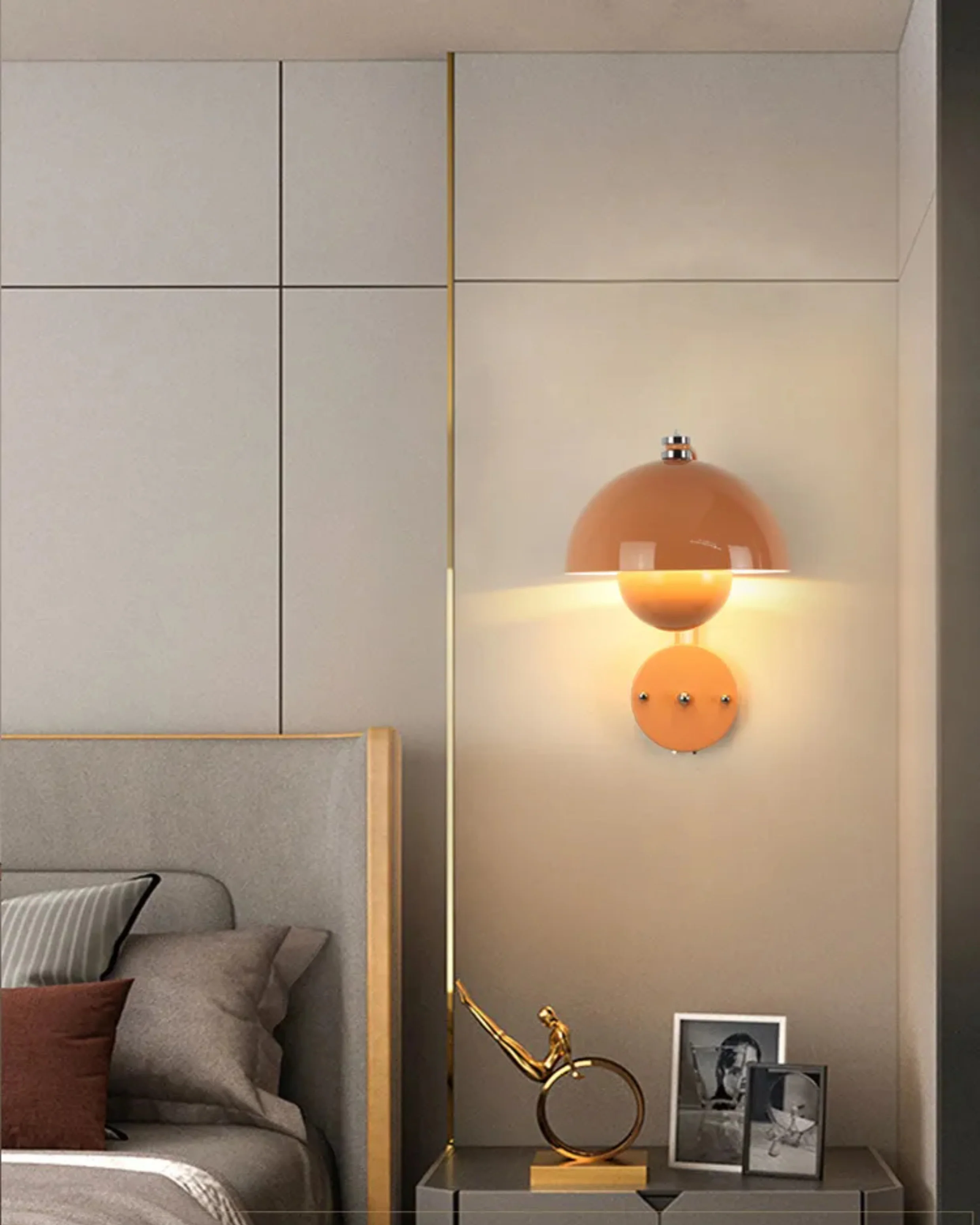 WOMO Colorful Dome Wall Sconce-WM6130 - Image 2