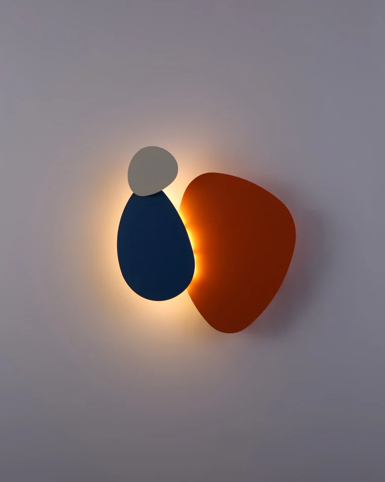 WOMO Colorful Sculptural Art Wall Sconce-WM6079 - Image 20