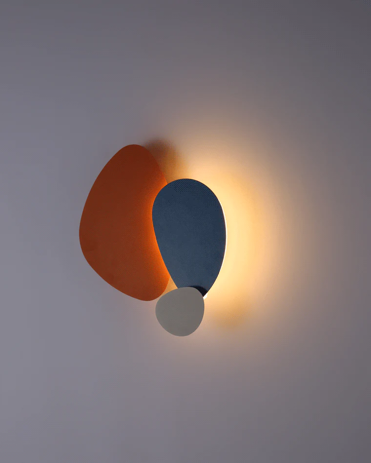 WOMO Colorful Sculptural Art Wall Sconce-WM6079 - Image 21
