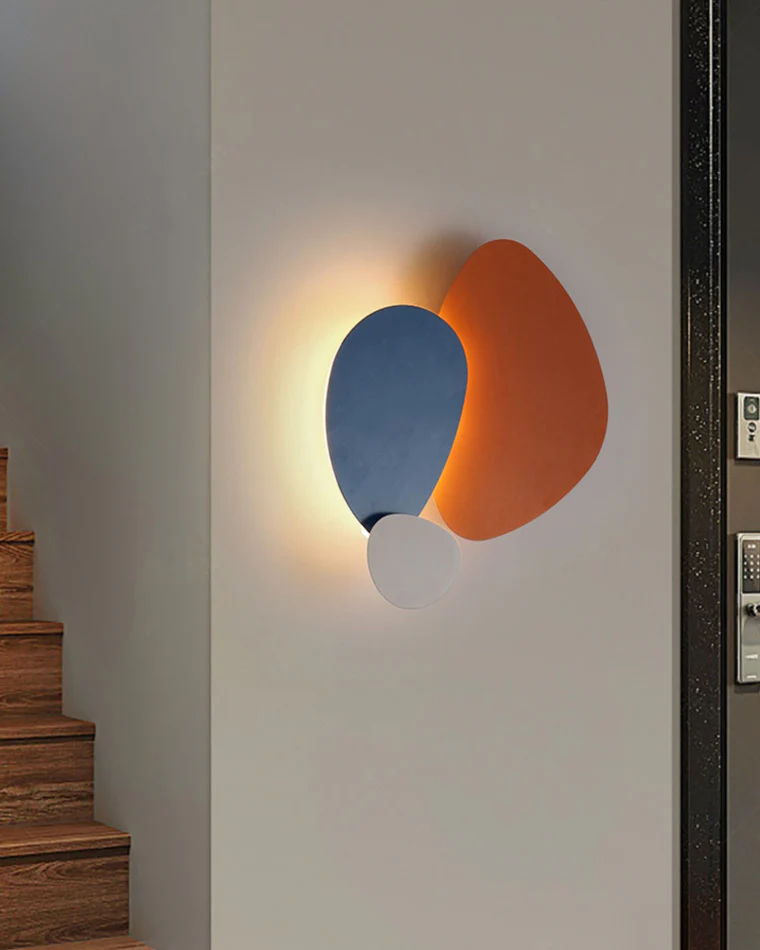 WOMO Colorful Sculptural Art Wall Sconce-WM6079 - Image 9