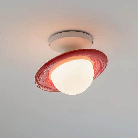 WOMO Colorful Globe Semi Flush Mount Ceiling Light-WM1205 - Image 10