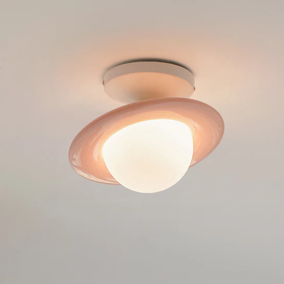 WOMO Colorful Globe Semi Flush Mount Ceiling Light-WM1205 - Image 8