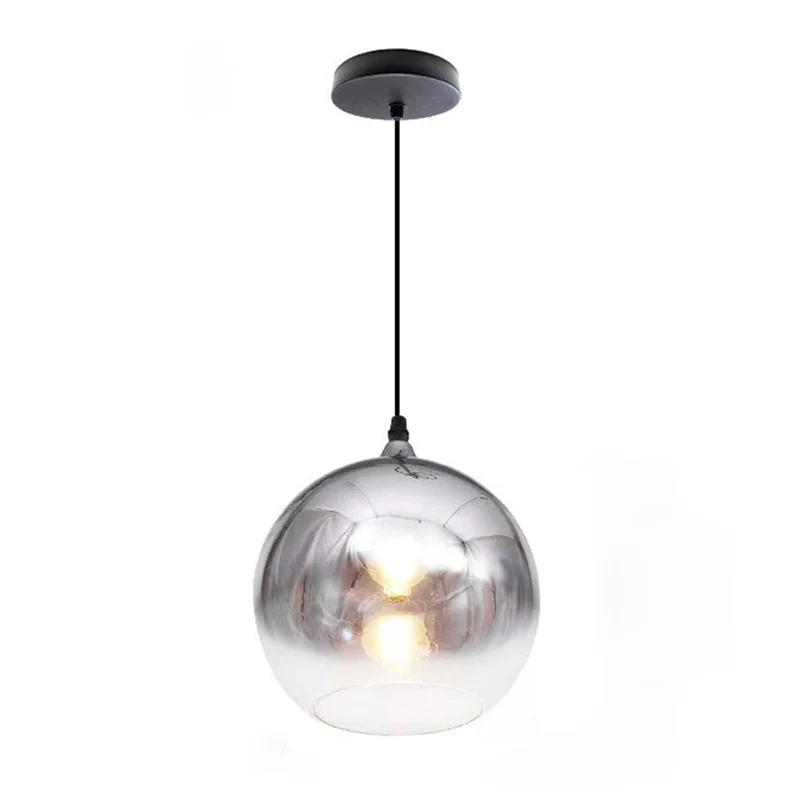 WOMO Coloured Glass Globe Pendant Light-WM2500 - Image 28