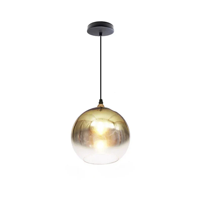 WOMO Coloured Glass Globe Pendant Light-WM2500 - Image 30