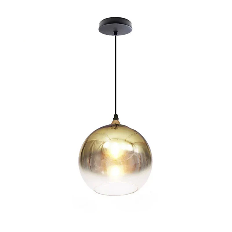 WOMO Coloured Glass Globe Pendant Light-WM2500 - Image 32