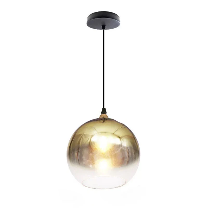 WOMO Coloured Glass Globe Pendant Light-WM2500 - Image 34