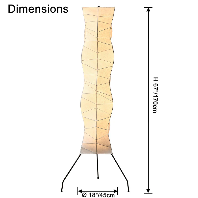 WOMO Column Silk Floor Lamp-WM7094 - Image 10