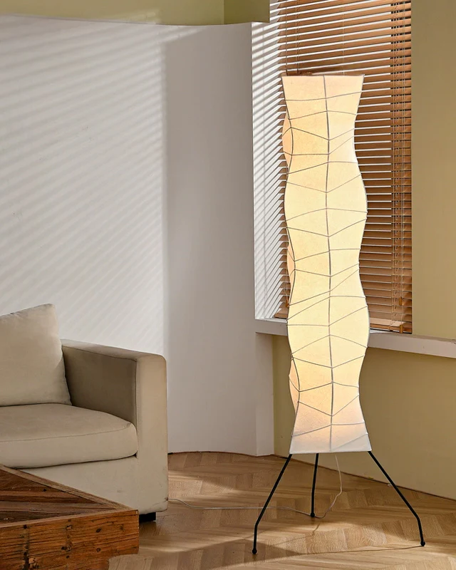 WOMO Column Silk Floor Lamp-WM7094 - Image 4