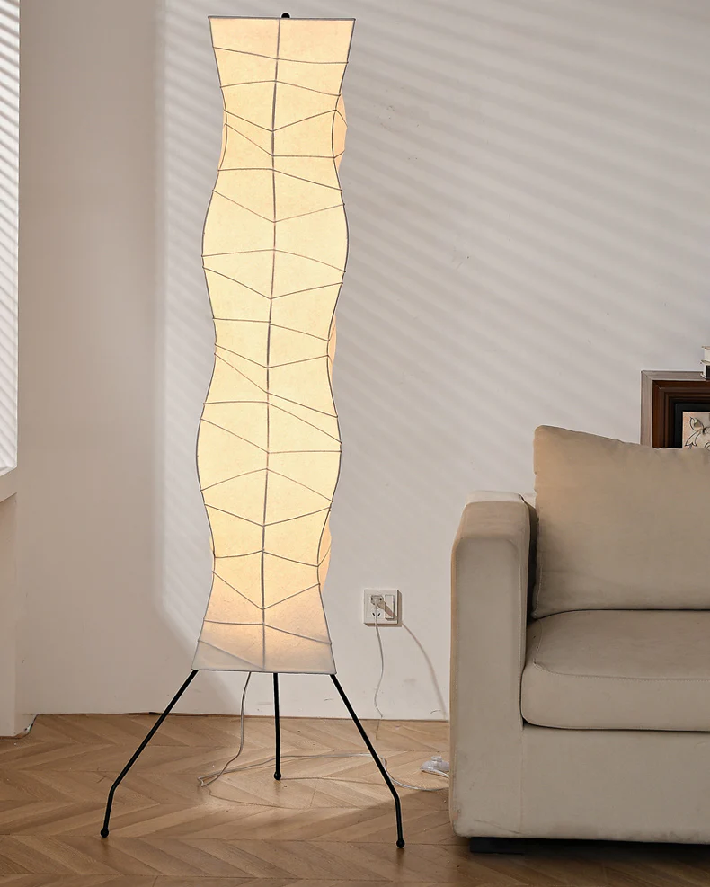 WOMO Column Silk Floor Lamp-WM7094 - Image 5