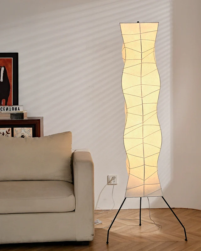 WOMO Column Silk Floor Lamp-WM7094 - Image 6