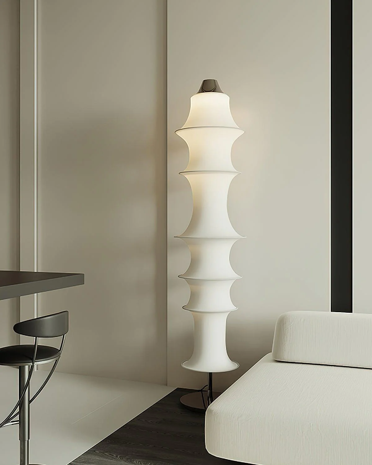 WOMO Column Silk Floor Lamp-WM7125 - Image 10