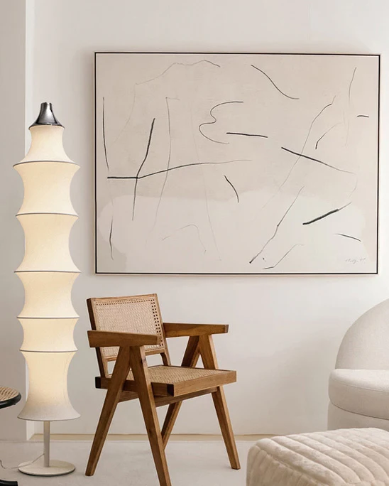 WOMO Column Silk Floor Lamp-WM7125 - Image 14