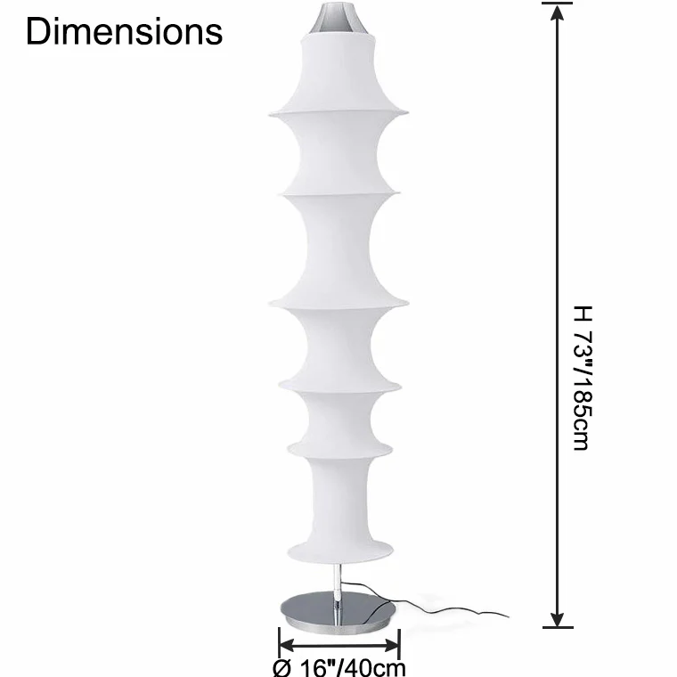 WOMO Column Silk Floor Lamp-WM7125 - Image 31