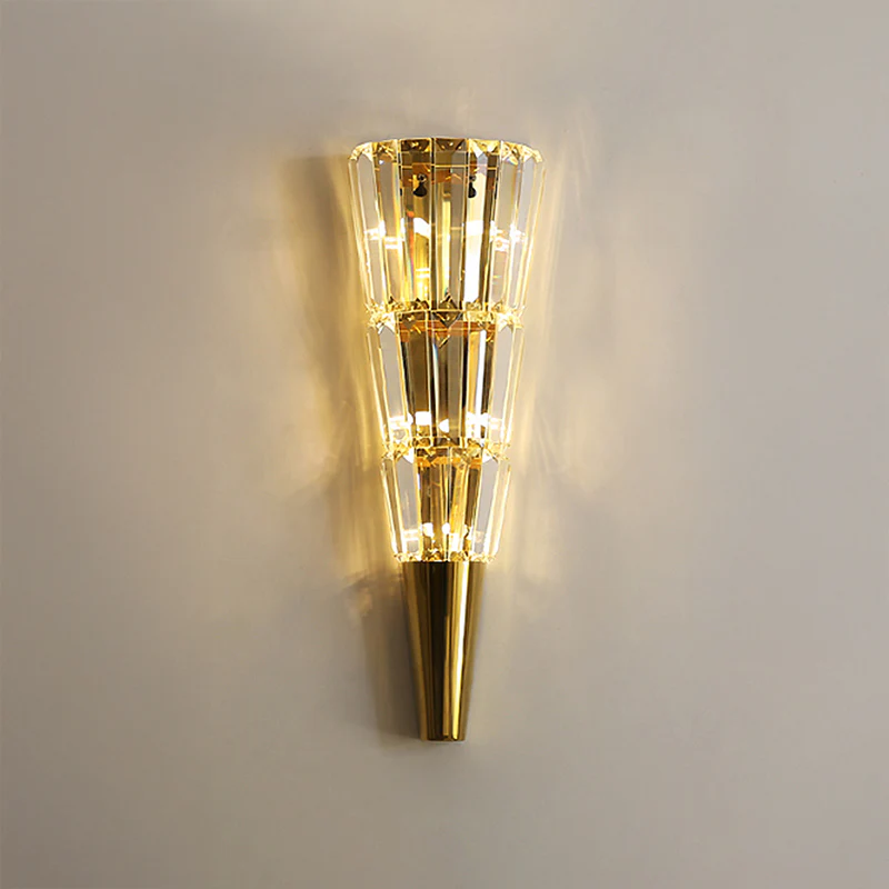 WOMO Cone Crystal Wall Sconce -WM6163 - Image 10
