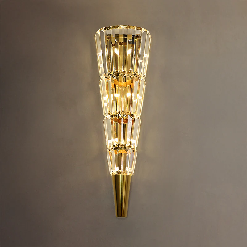 WOMO Cone Crystal Wall Sconce -WM6163 - Image 11