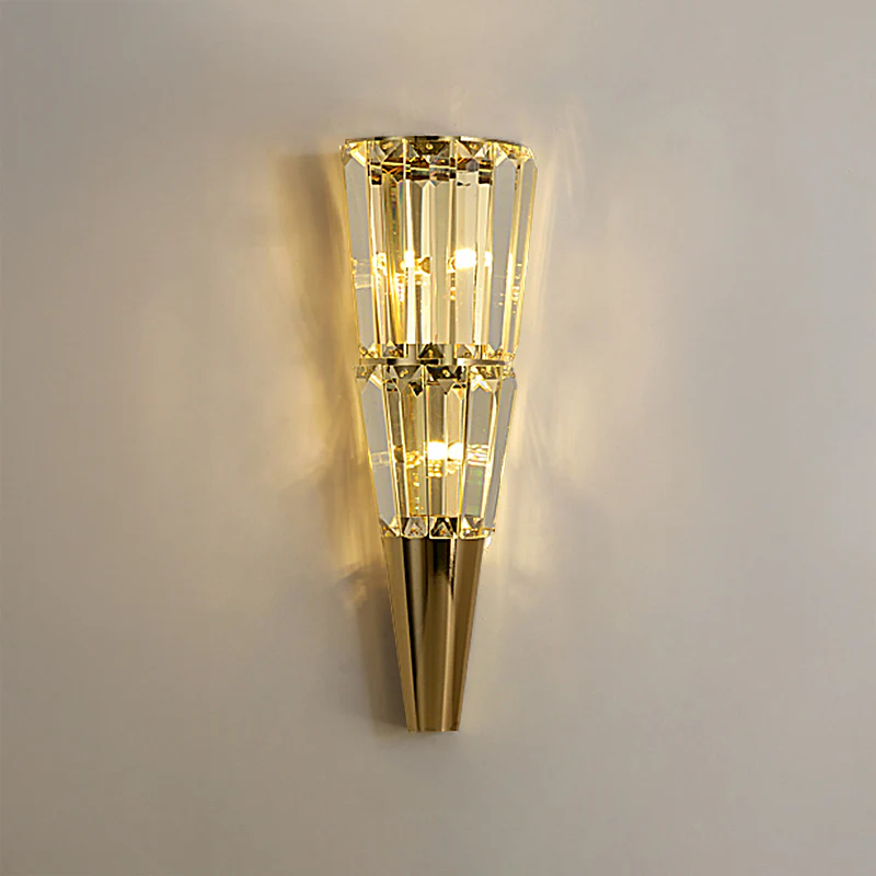WOMO Cone Crystal Wall Sconce -WM6163 - Image 9
