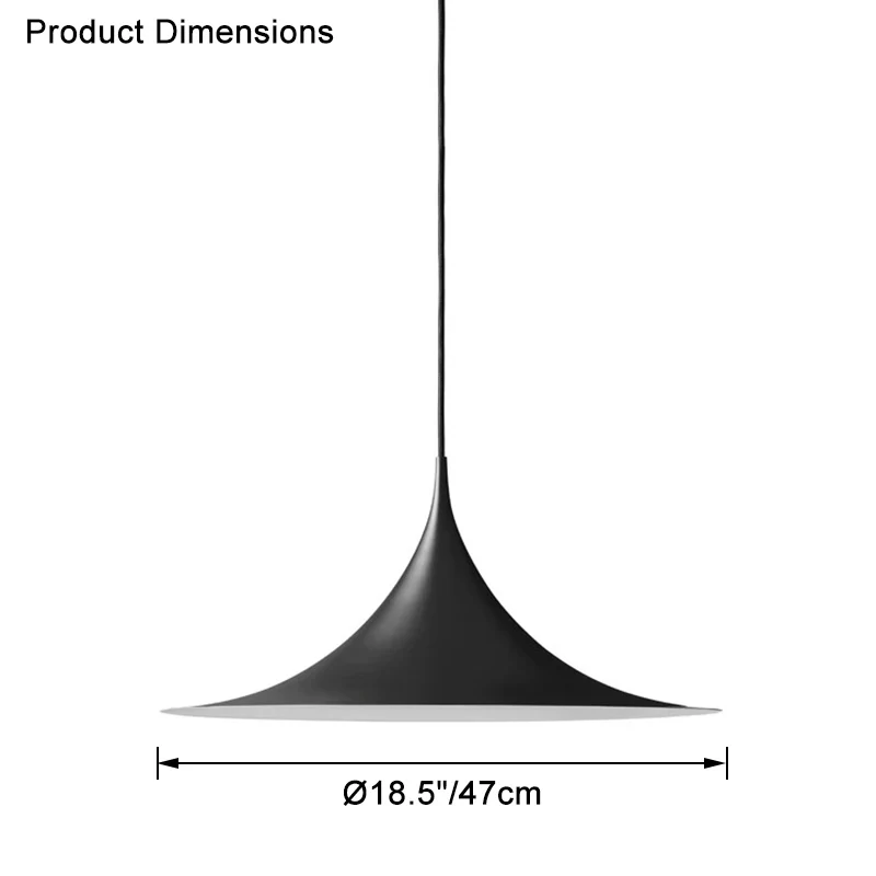 WOMO Cone Pendant Light-WM2484 - Image 20
