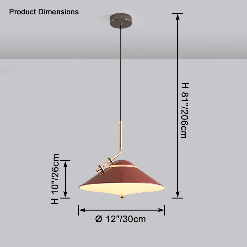 WOMO Cone Pendant Light-WM2920 - Image 11