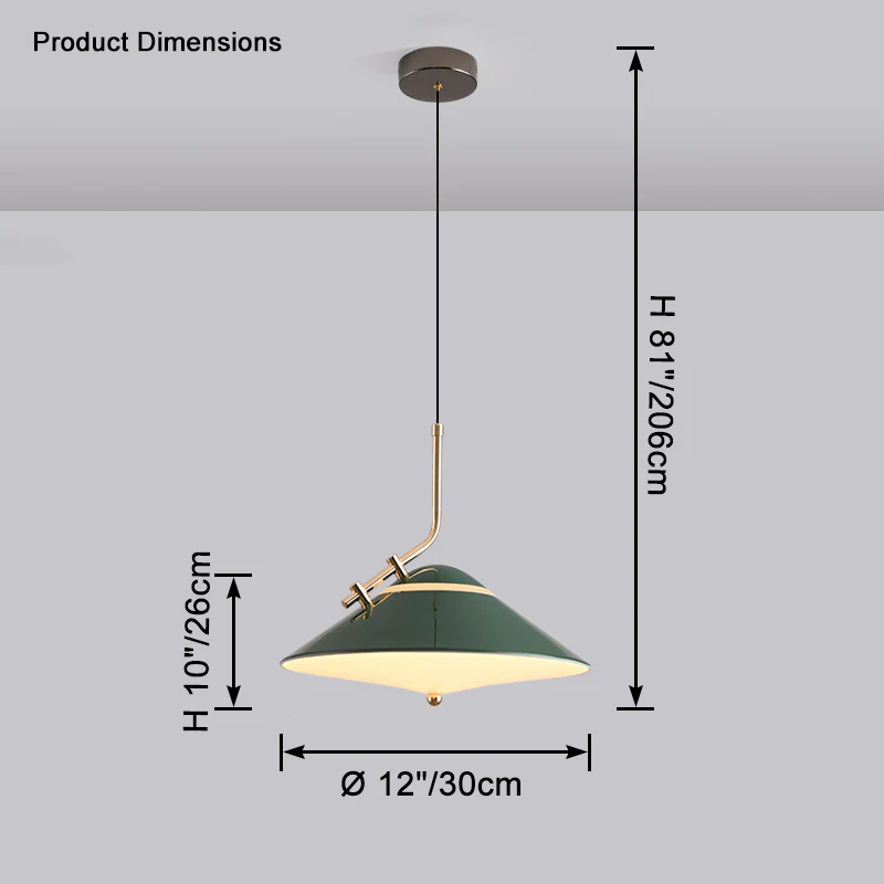 WOMO Cone Pendant Light-WM2920 - Image 15