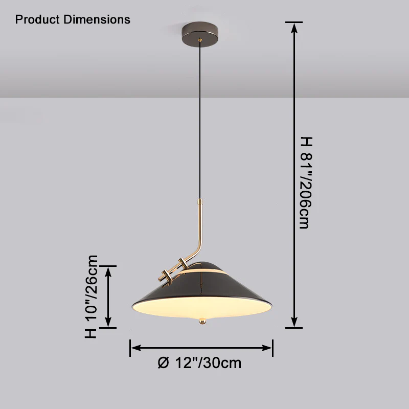 WOMO Cone Pendant Light-WM2920 - Image 17