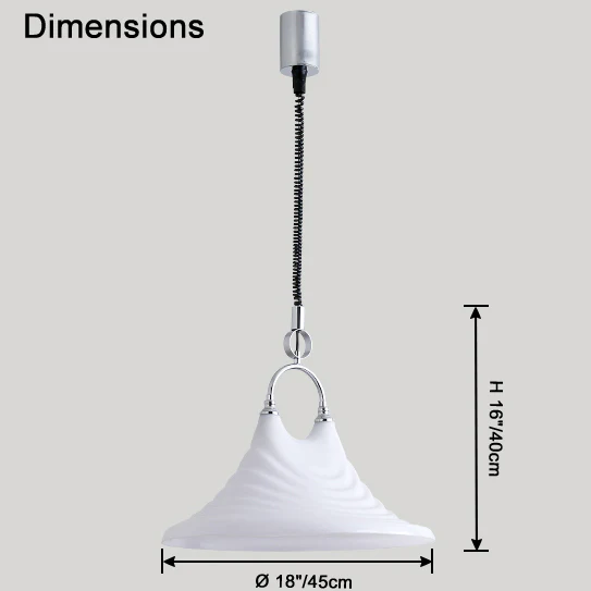 WOMO Cone Rise Fall Pendant Light-WM2866 - Image 16